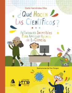 Portada del libro Mi primer cuaderno de investigación para aprende lo que hcane las científicas