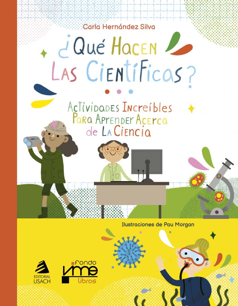 Portada del libro Mi primer cuaderno de investigación para aprende lo que hcane las científicas